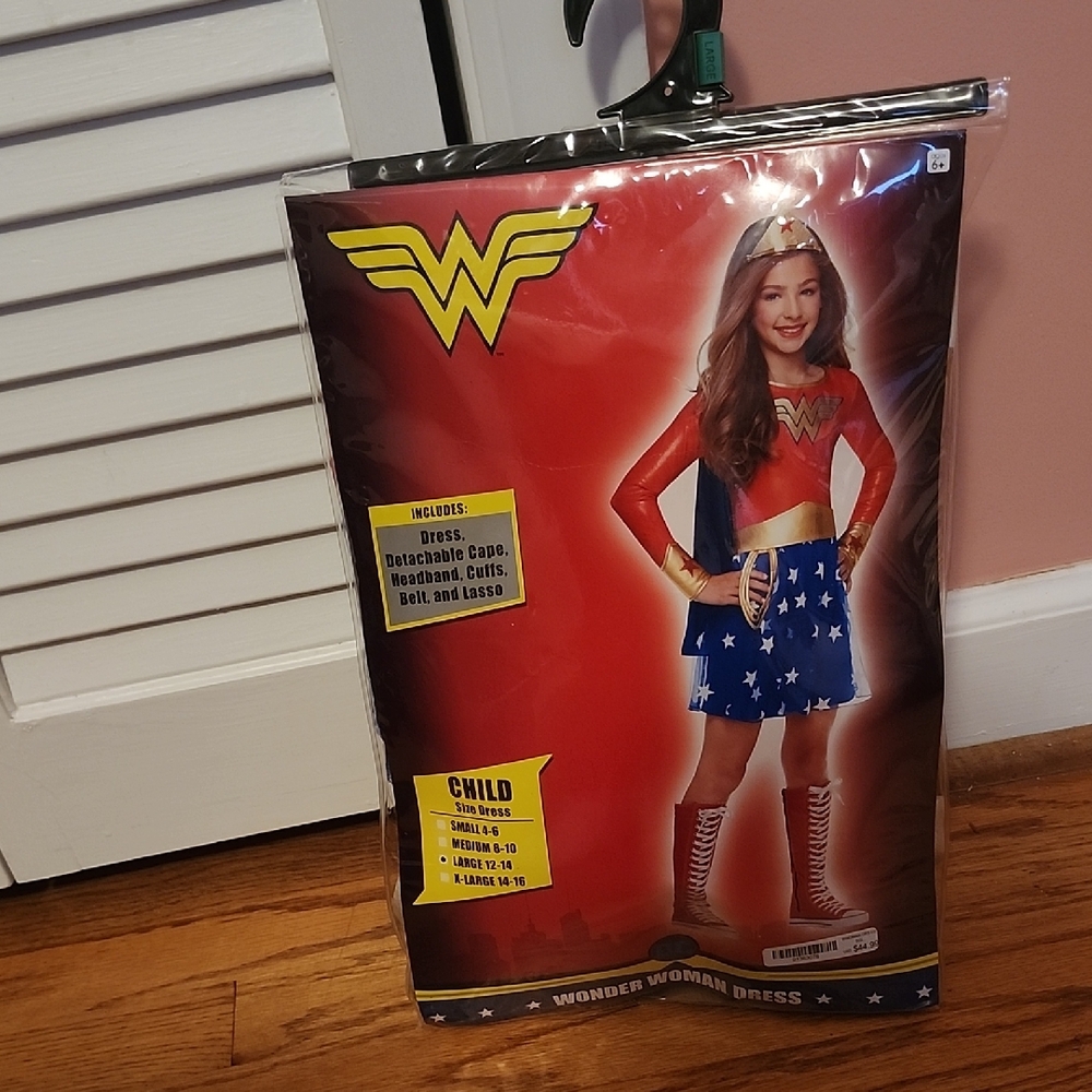 Wonder Woman Kids Costume - Red and Blue